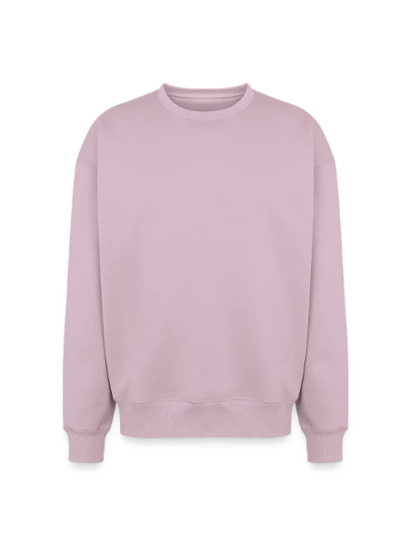 Sweat unisexe oversize épais SPREAD - rose poudré - Devant