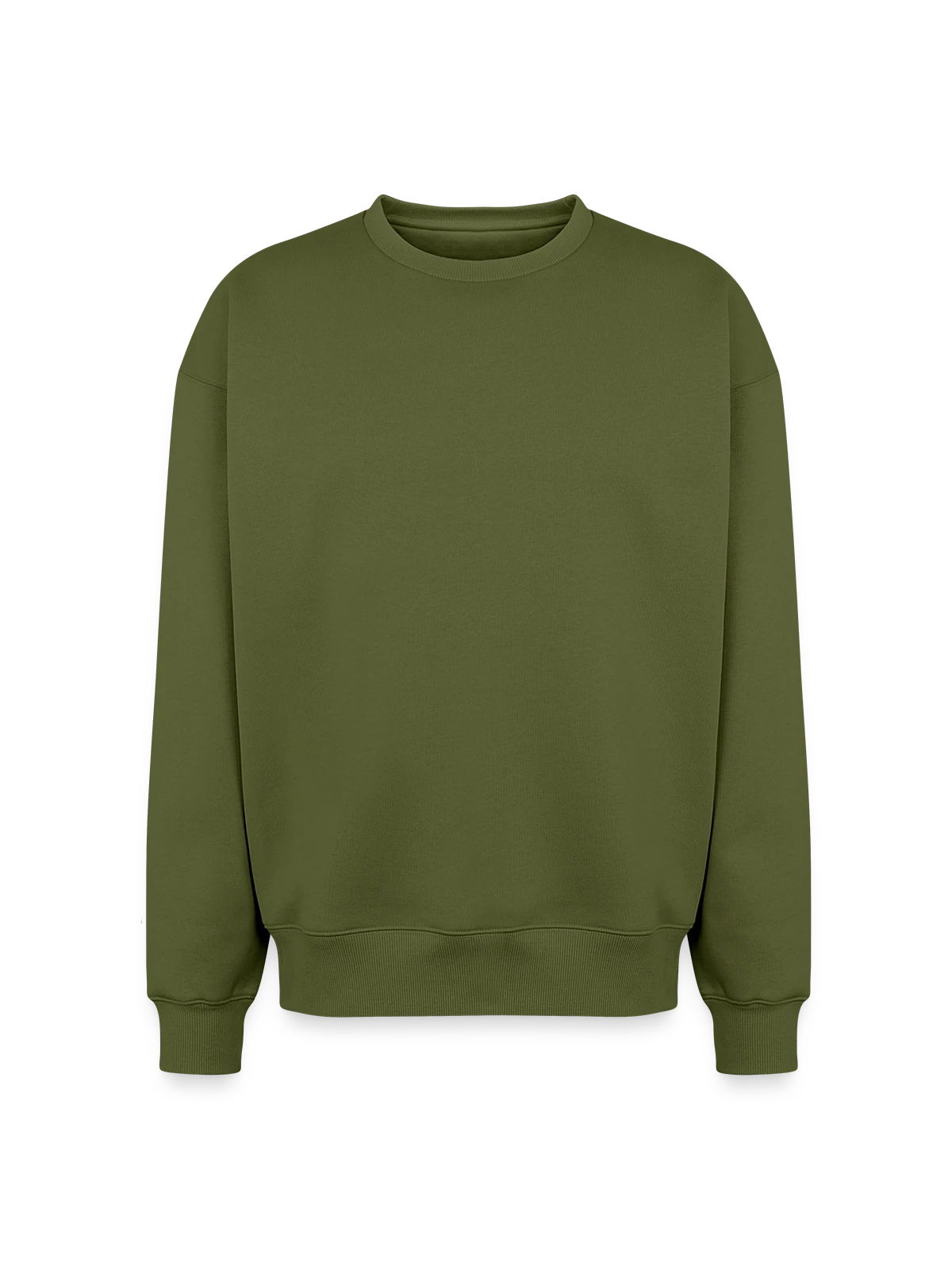 Sweat unisexe oversize épais SPREAD - kaki - Devant