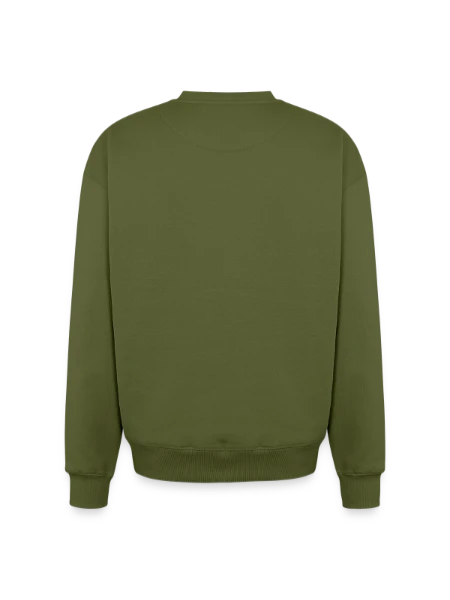 Sweat unisexe oversize épais SPREAD - kaki - Dos
