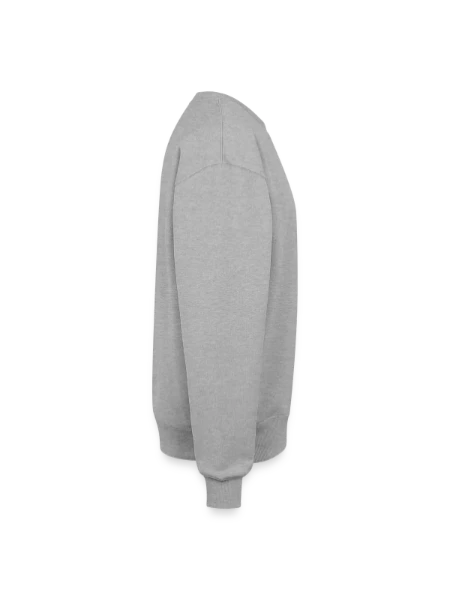 Oversized Heavyweight Unisex Sweatshirt - Grau meliert - Rechts
