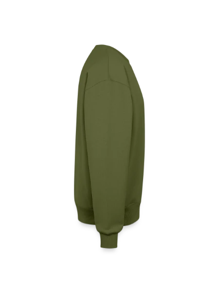 Sweat unisexe oversize épais SPREAD - kaki - Droite