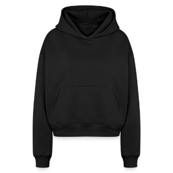 Cropped Oversized Heavyweight Frauen Hoodie
