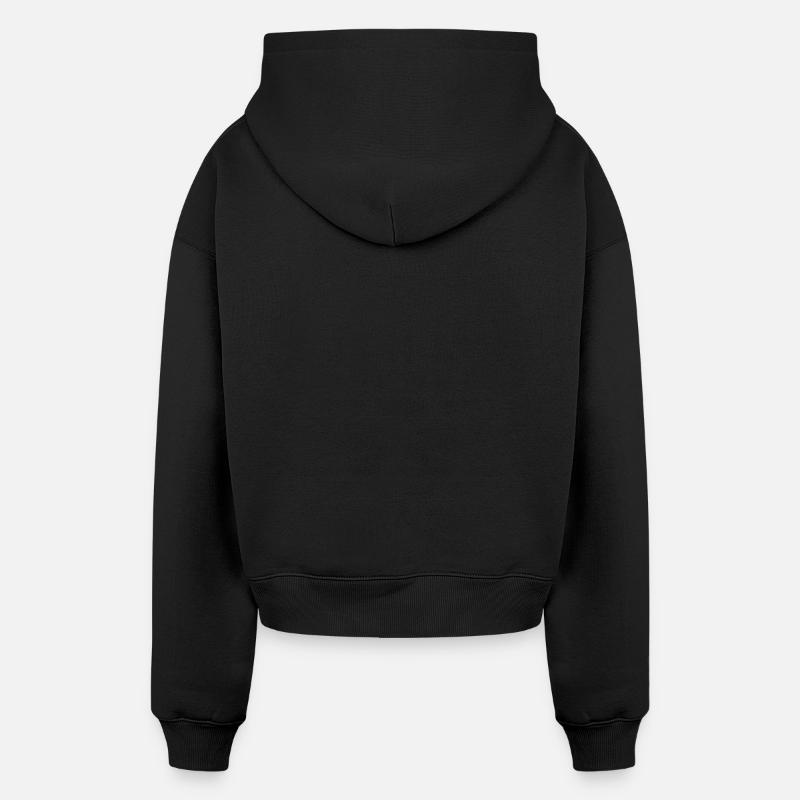 Cropped Oversized Heavyweight Frauen Hoodie