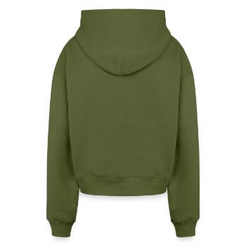 Cropped Oversized Heavyweight Frauen Hoodie