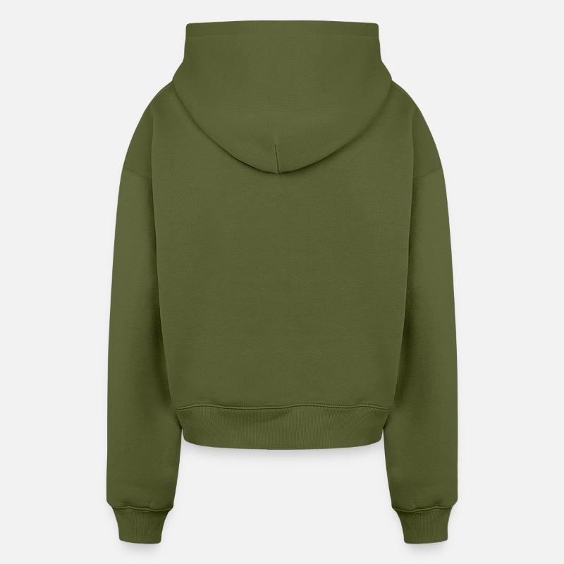 Cropped Oversized Heavyweight Women's Hoodie