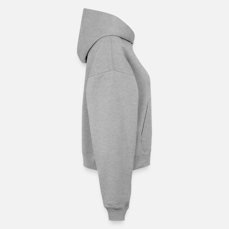 Cropped Oversized Heavyweight Frauen Hoodie