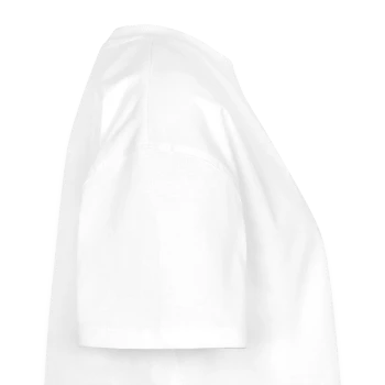Women’s Premium Oversized Organic Cropped T-Shirt - white - Right - Selfina (174cm)