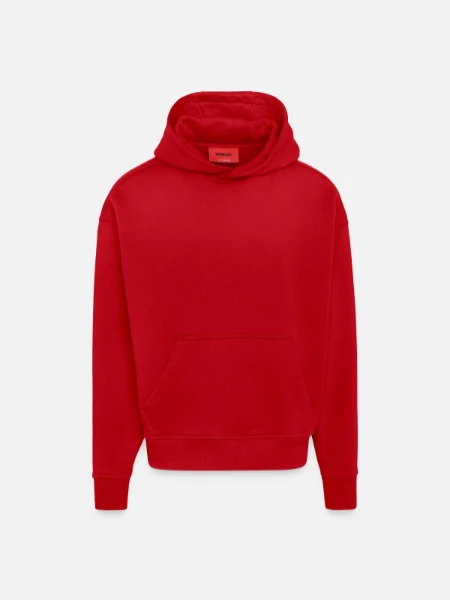 Hoodie- made by SPREAD  - red - Front