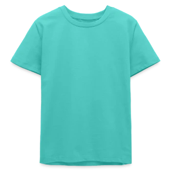 T-shirt ado bio Stanley/Stella - bleu piscine - Devant