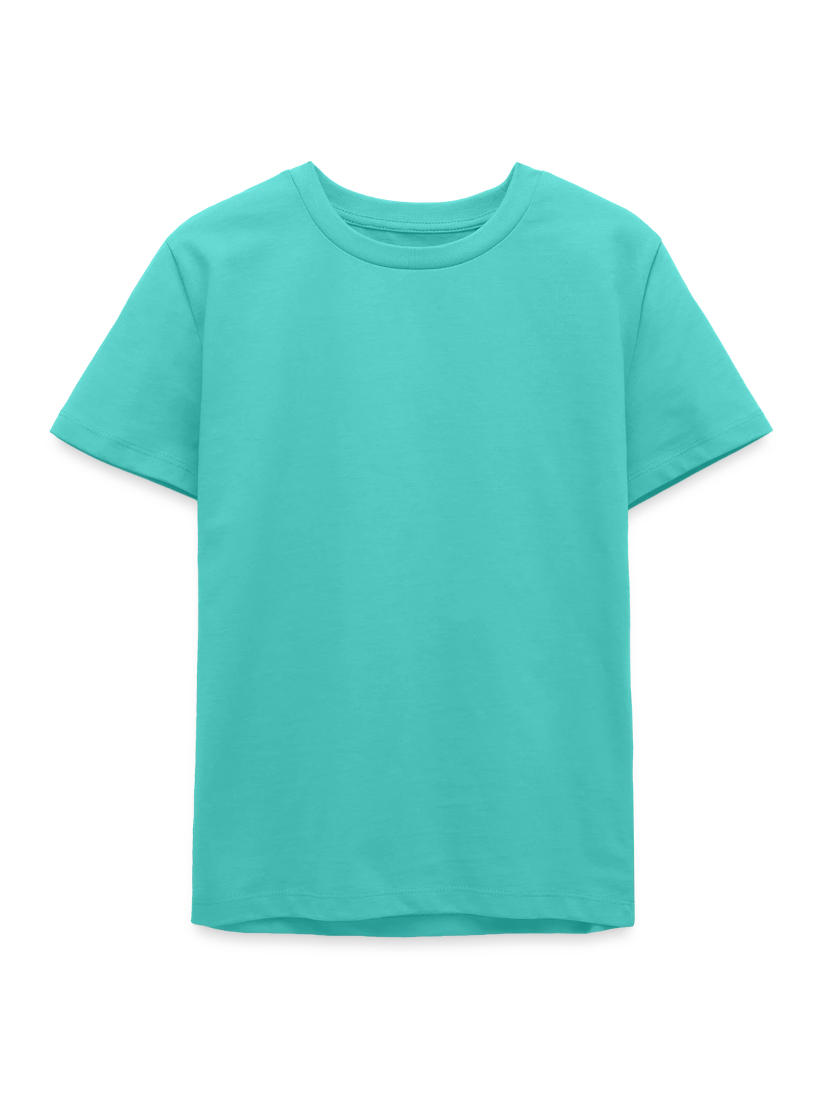 T-shirt ado bio Stanley/Stella - bleu piscine - Devant