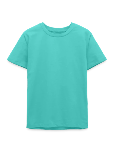 Teens Organic T-shirt by Stanley/Stella - pool blue - Front