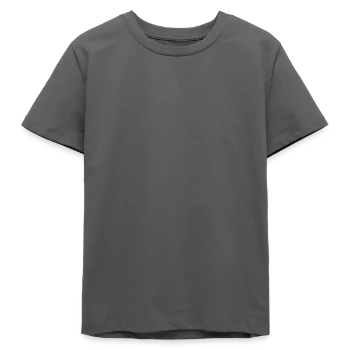 T-shirt ado bio Stanley/Stella - charbon - Devant
