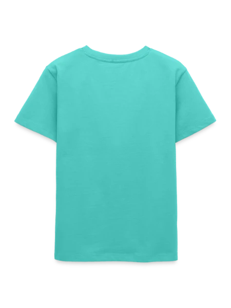 T-shirt ado bio Stanley/Stella - bleu piscine - Dos
