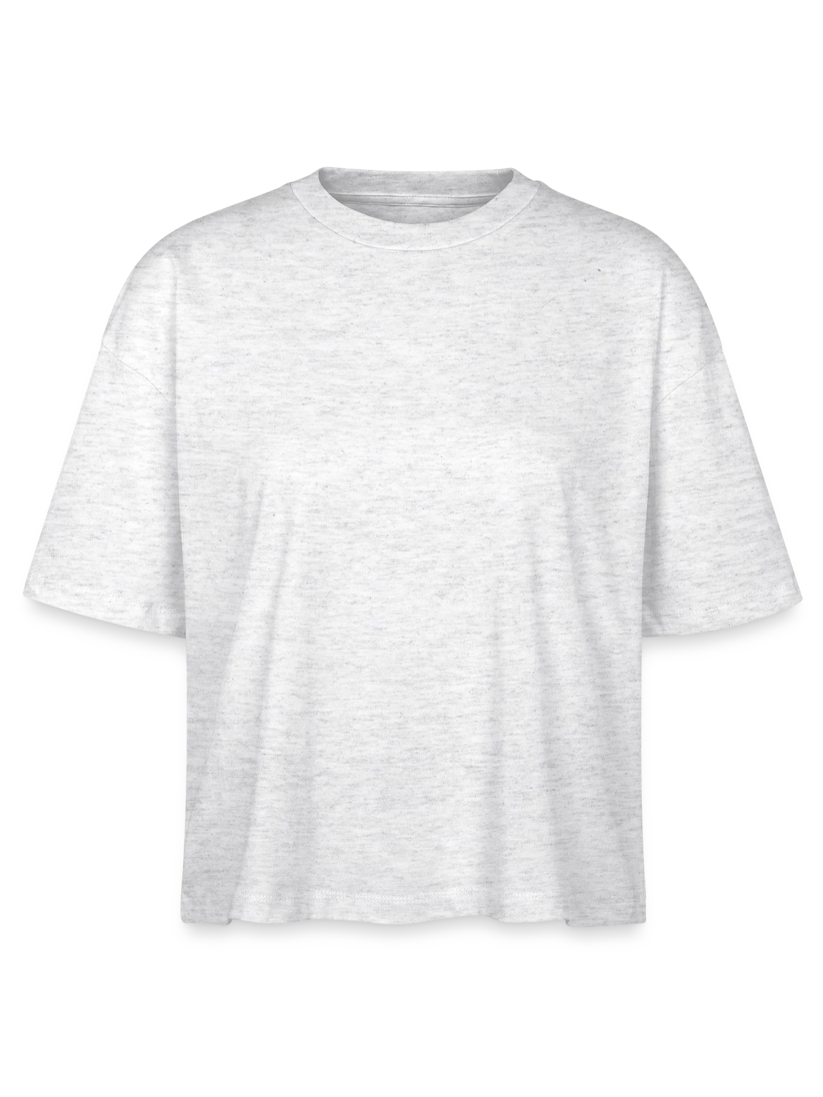 Stanley/Stella Nova Women’s Boxy Organic T-Shirt - heather white - Front