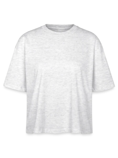 Stanley/Stella Frauen Boxy Bio-T-Shirt Nova - Weiß meliert - Vorne