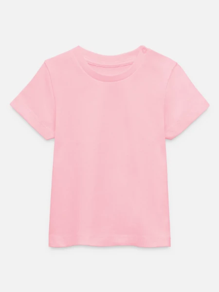 Baby Organic T-shirt by Stanley/Stella - cotton pink - Front