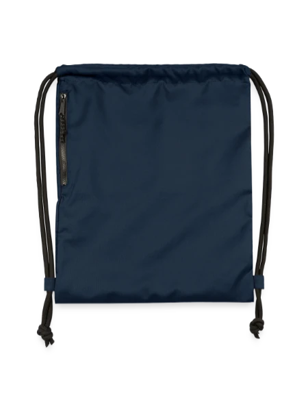 Turnbeutel aus Recycling-Material - Navy - Vorne