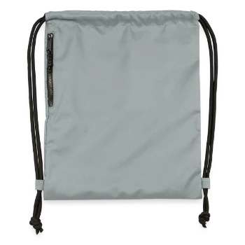 Gymsac made from recycled material - mineral charcoal grey - Front