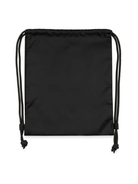Gymsac made from recycled material - black - Back