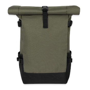 Sac à dos roll top - olive/noir
