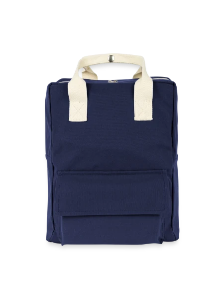 Sac à dos rétro - marine - Devant