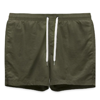 Swim Trunks - olive - Front