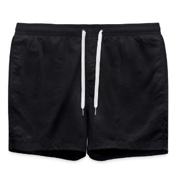 Swim Trunks - black - Front - AI Model Male 185 light (185cm)
