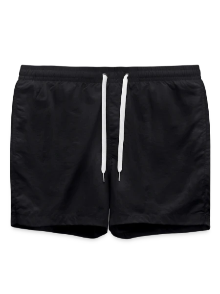 Swim Trunks - black - Front