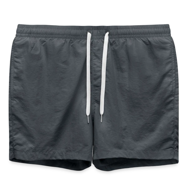 Short de bain personnalisé - Aperçu en couleur charbon