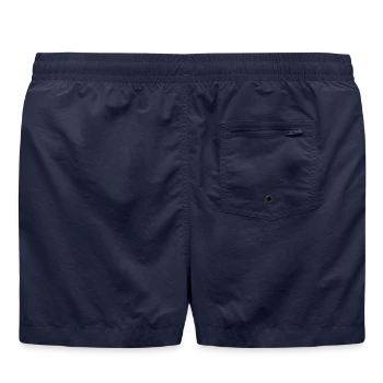 Short de bain - bleu marine - Dos - AI Model Male 185 light (185cm)