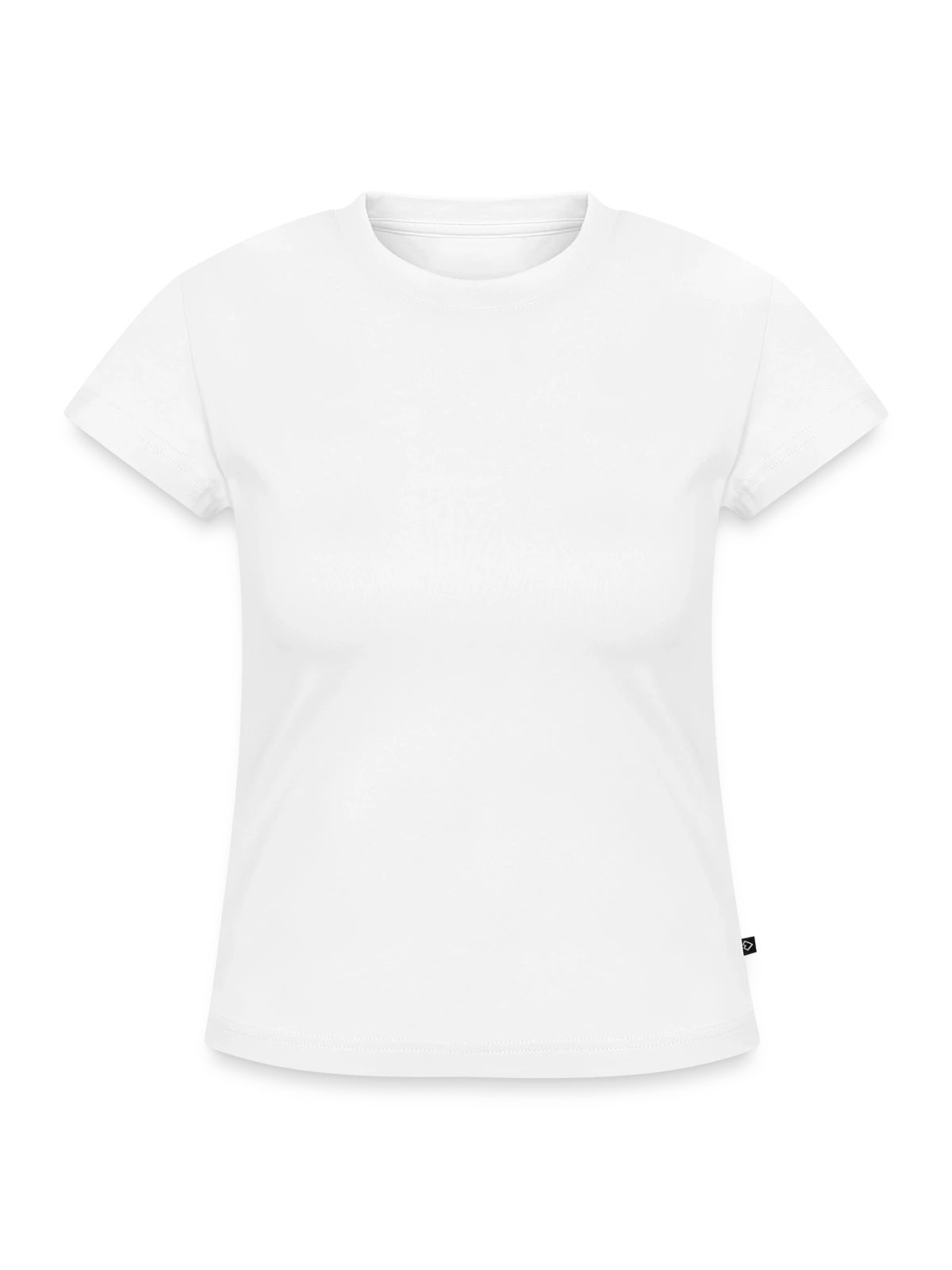 SLIM FIT Women's Organic T-Shirt - white - Front