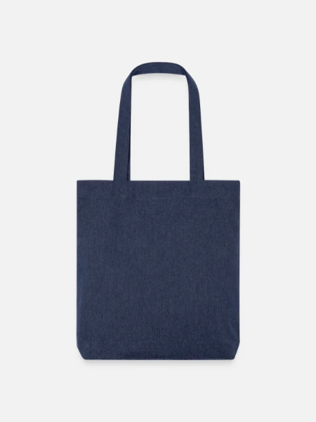 Tote bag épais recyclé Stanley/Stella - mélange bleu - Devant