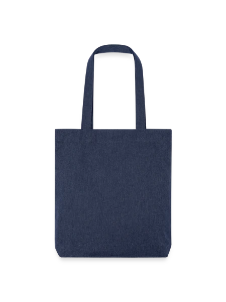 Stanley/Stella recycelter Heavyweight Stoffbeutel - melange Blue - Vorne