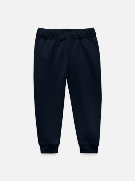 Pantalon de jogging bébé bio Stanley/Stella - marine - Devant