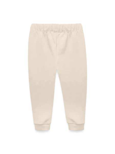 Pantalon de jogging bébé bio Stanley/Stella - écru doux - Dos