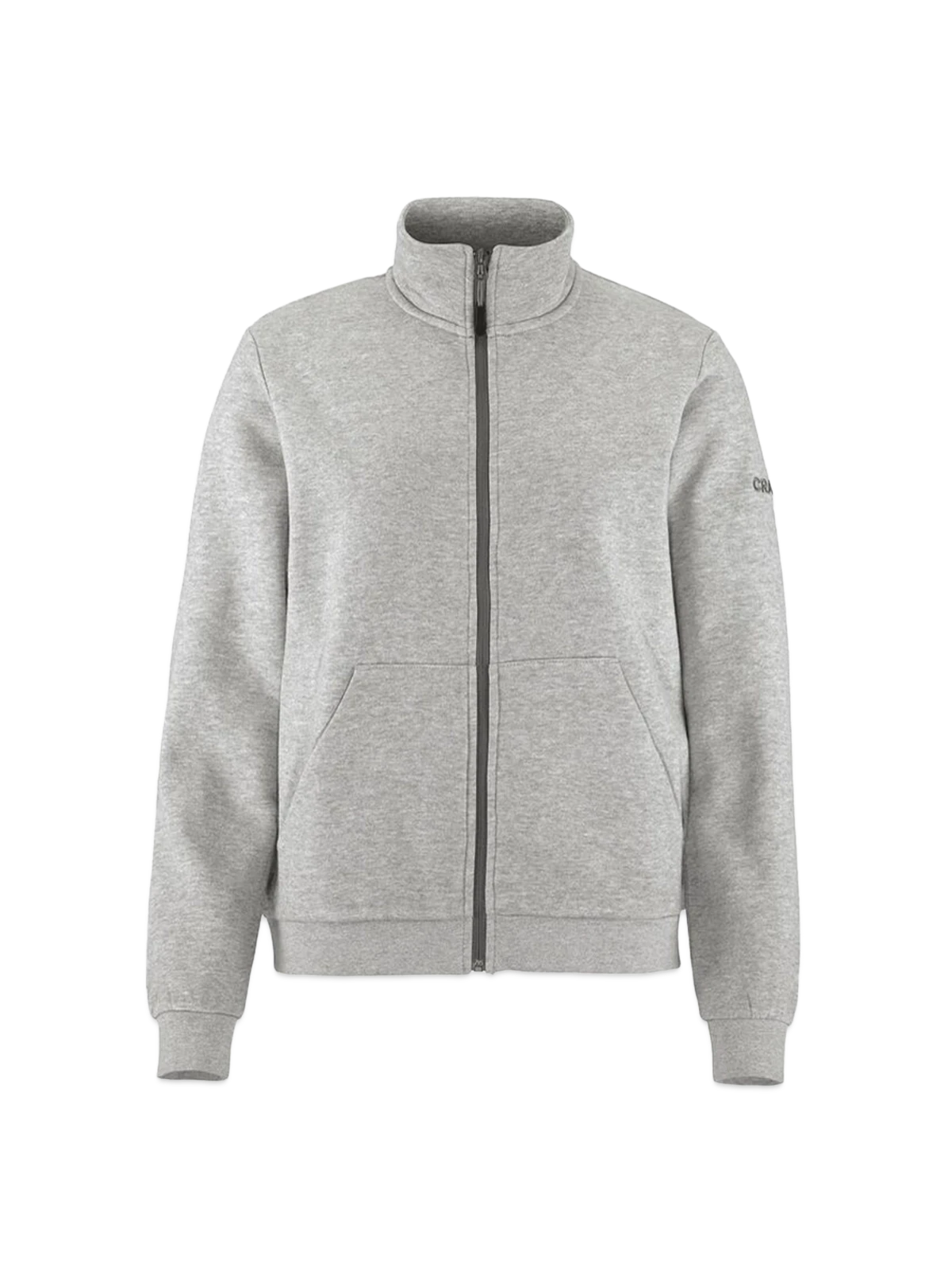 CRAFT Community 2.0 Women's Sweat Jacket  - heather grey - Front