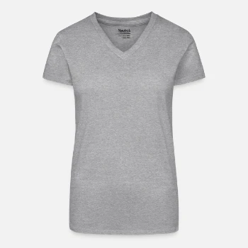 Maglietta ecologica da donna con scollo a V