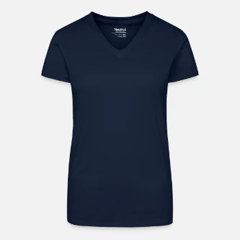 Økologisk T-shirt med V-hals til damer
