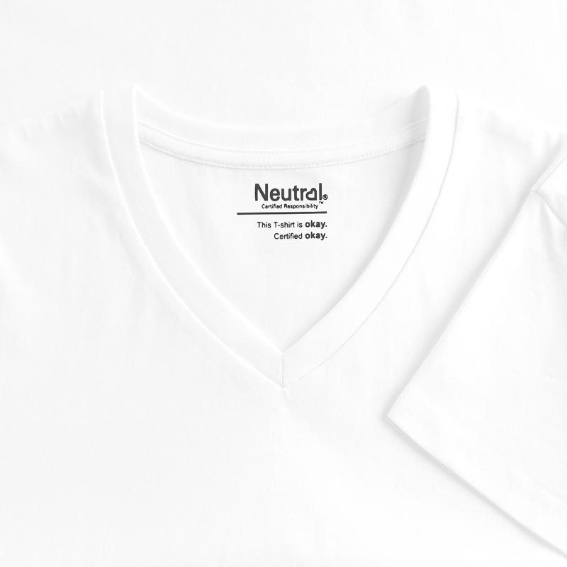 T-shirt bio col V Femme