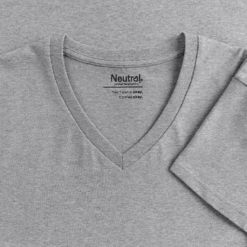 Maglietta ecologica da donna con scollo a V