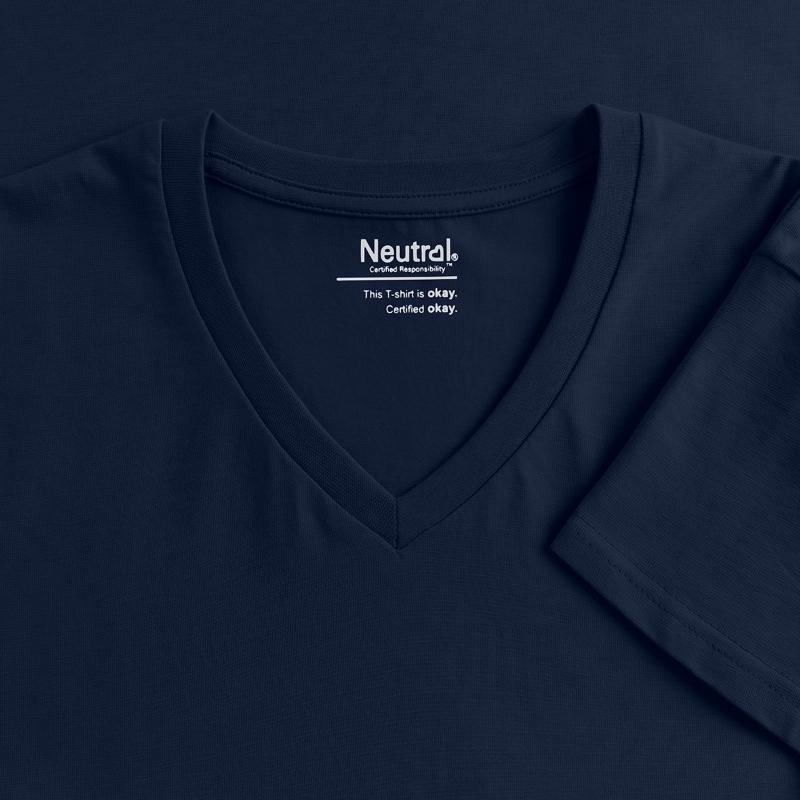 Bio Frauen T-Shirt mit V-Ausschnitt