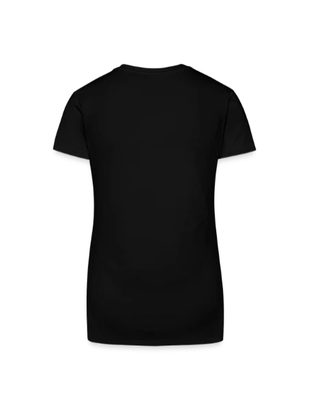 Organic Women's V-Neck T-Shirt - black - Back