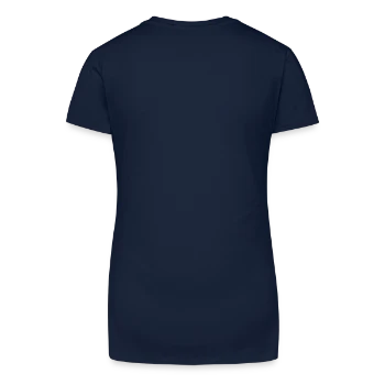 Organic Women's V-Neck T-Shirt - navy blue - Back