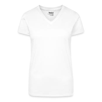 Camiseta ecológica con cuello de pico para mujer
