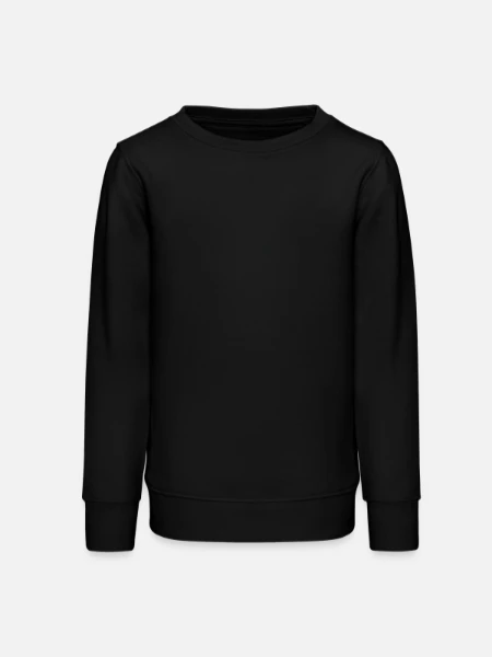Sweat ado bio Stanley/Stella - noir - Devant
