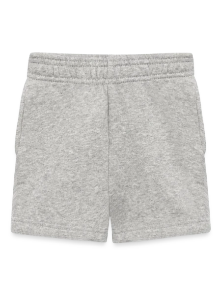 Baby Shorts - heather grey - Front