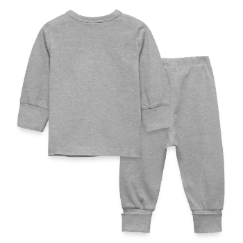 Pyjama Bébé - gris chiné - Dos