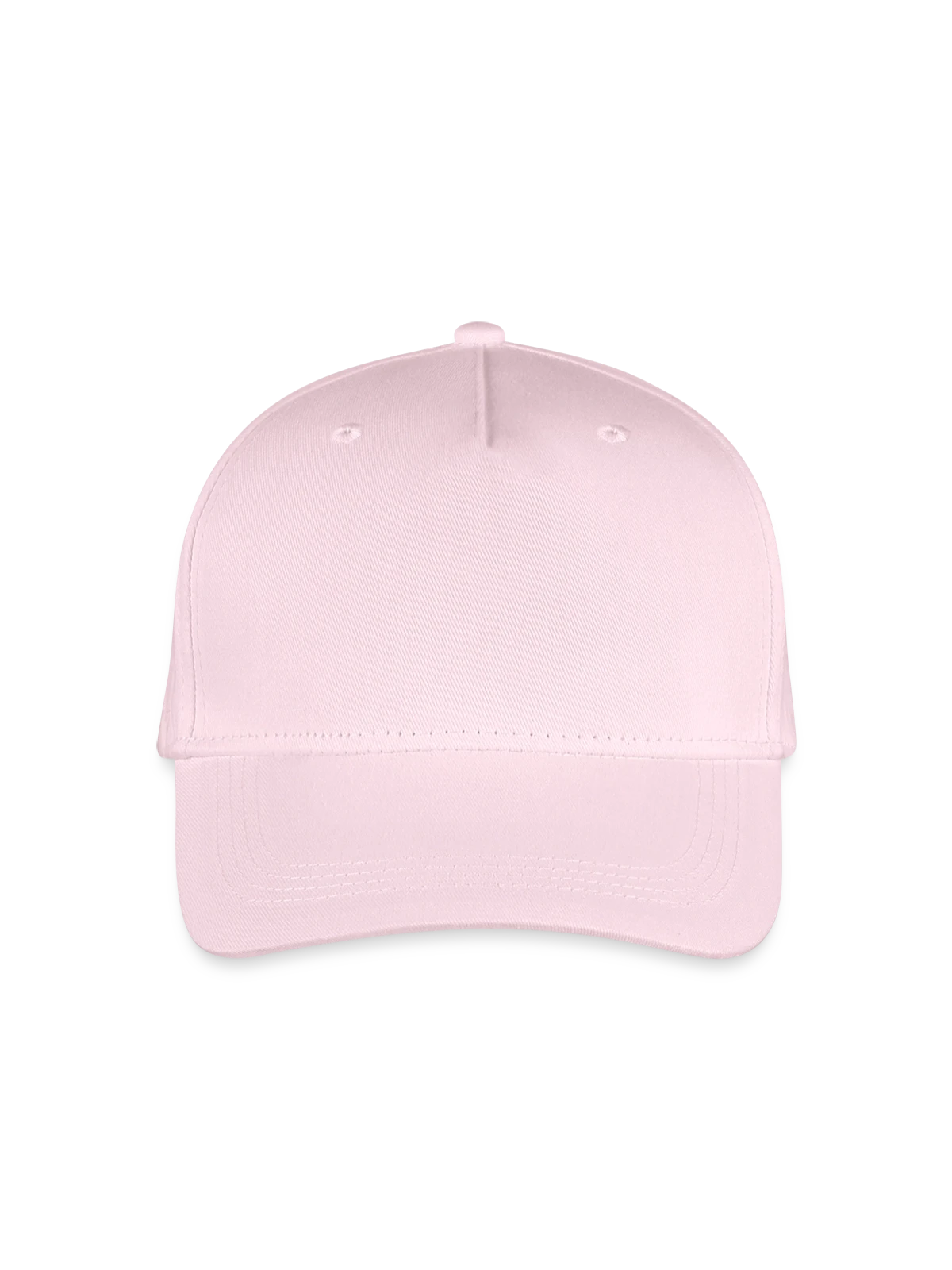Organic Kids’ Baseball Cap - light pink - Front
