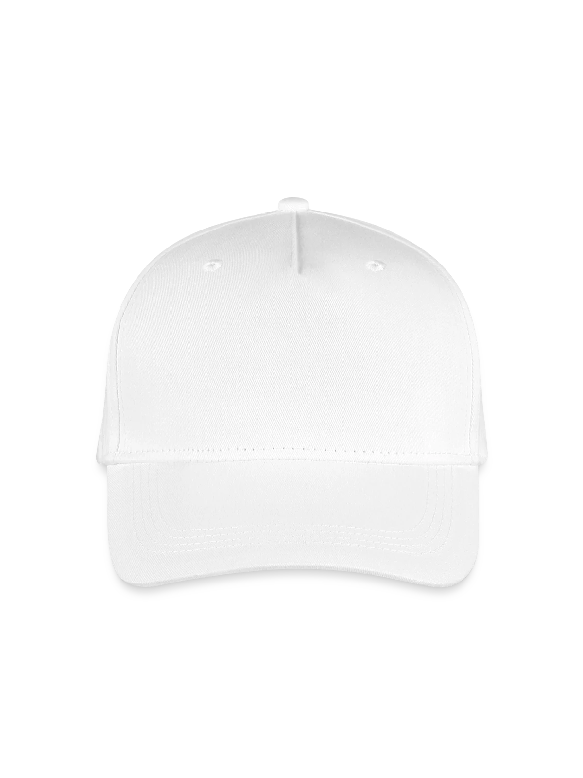 Organic Kids’ Baseball Cap - white - Front