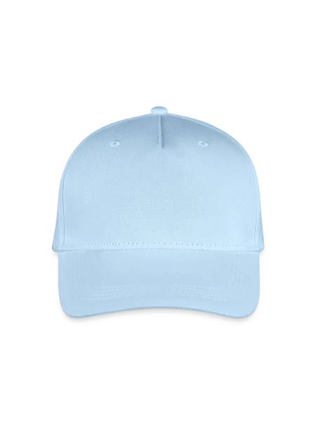 Organic Kids’ Baseball Cap - light blue - Front